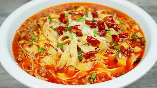 豆皮炖金针菇(晚餐)